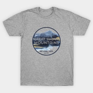 Great Smoky Mountains National Park Watercolor Design T-Shirt